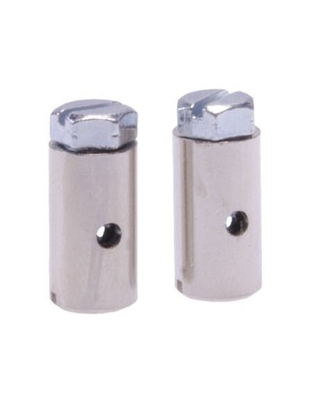 Schraubnippel Simson 8 x 15mm (2 Stück) - Silber