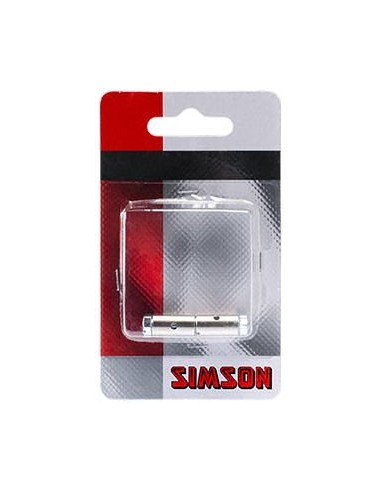 Schraubnippel Simson 8 x 15mm (2 Stück) - Silber
