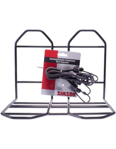 Gepäckträgerverbreiterung Simson mit Spannbinder