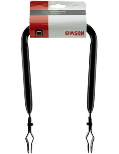 Rückenlehne Simson Schmall mit Vinyl-Rückenpolster - Schwarz