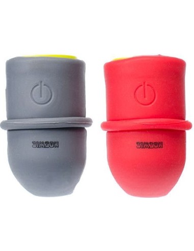 Simson Lichtanlage Satz LED "Simmy" mit Batterien - 3 Led - 29 Lux/13.5 Lux