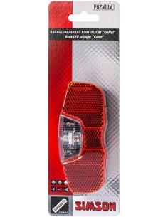 Rücklicht für Gepäckträger Simson Coast 1 LED On/Off mit Batterien