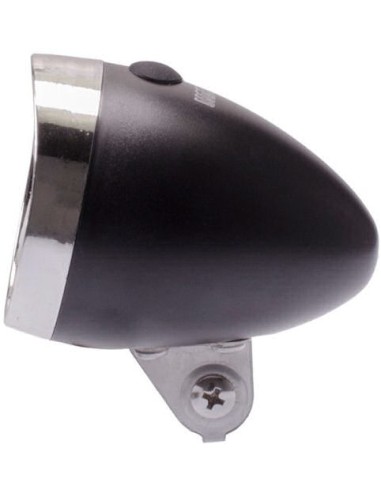 Simson Scheinwerfer für Vorderradgabel "Classic Mini" - On/Off - schwarz