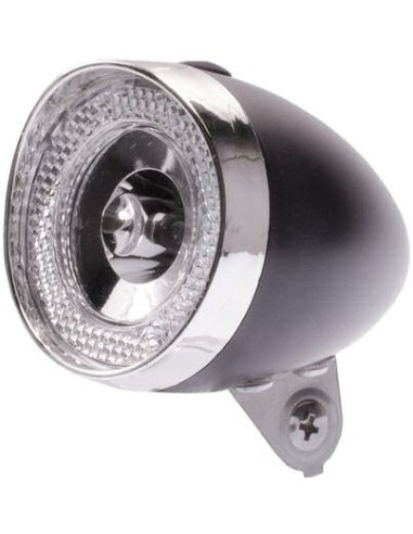 Simson Scheinwerfer für Vorderradgabel "Classic Mini" - On/Off - schwarz