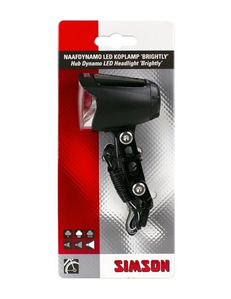 Simson Nabendynamoscheinwerfer 'Brightly' - 70 LUX - auto/on/off
