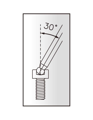 Twin-Kopf Schlüssel Icetoolz 7M20 2.0mm Innensechskantschlüssel