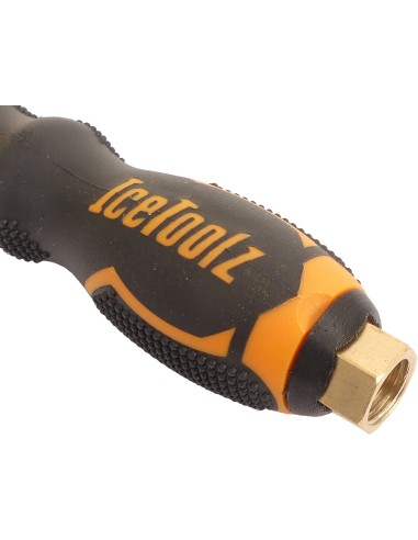Kompressor Handgriff IceToolz mit Schraubanschluss