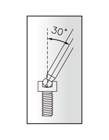Innensechskantschlüssel Satz IceToolz 7M85 "Twin Head  mit Aufbewahrungsständer