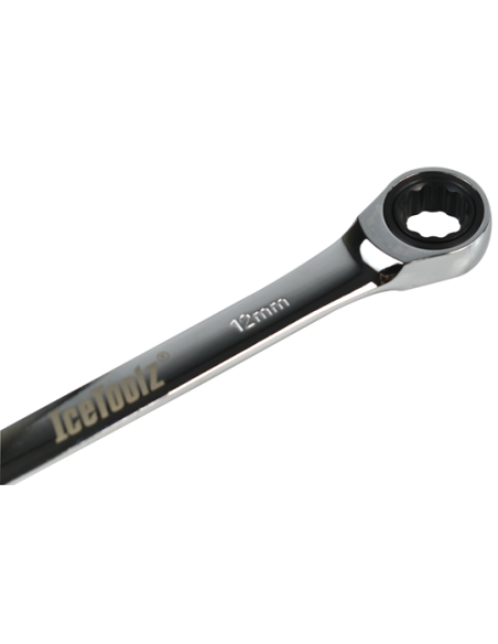 IceToolz Schraubenschlüssel / Ringschlüssel / Ratschenschlüssel Satz 41B8 - schwarz
