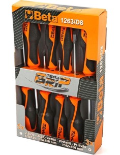Schraubendreher-Satz Beta Tools 01263/D8 - 8 Teilig