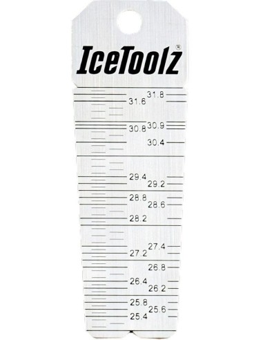 Sattelstütze Rohrmessgerät IceToolz E326 (ø 25,0 ~ ø31,8 mm)