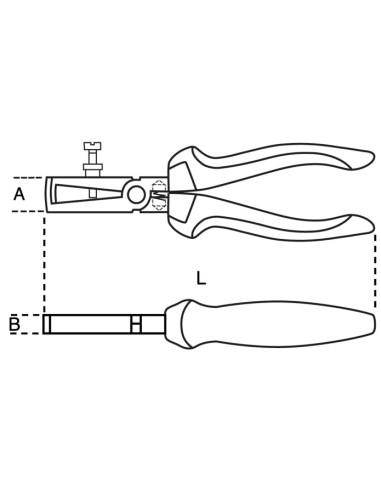 Abisolierzange Beta Tools 1142 BM Griffe aus Bimaterial