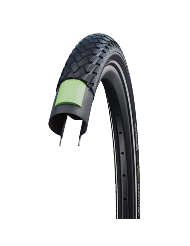 Reifen Schwalbe Green Marathon GreenGuard 28 x 1,75"/ 47-622mm - Schwarz mit Reflexion