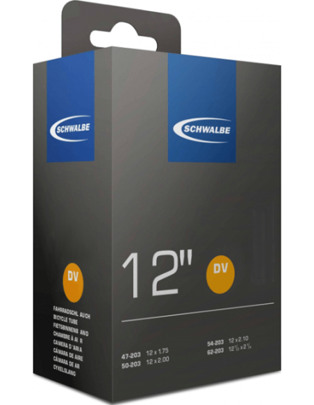 Schlauch 47/62-203  Schwalbe DV1 12" - 32mm ventil