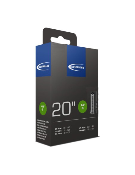 Schlauch 28/40-406 Schwalbe AV6 20" - 40mm ventil