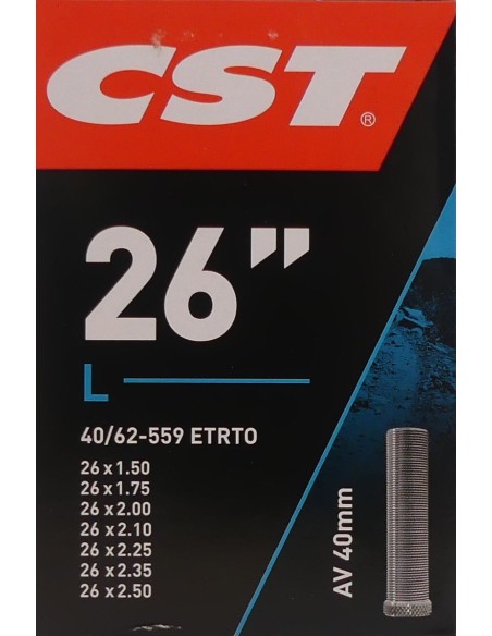Schlauch CST AV40mm - 26 x 1.50-2.50" - 40/62-559 mm
