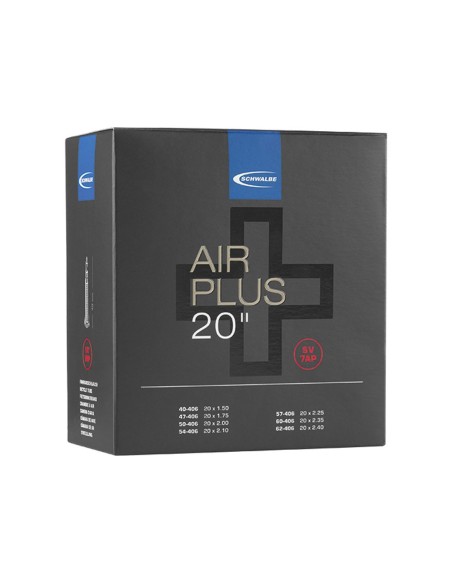 Schlauch Schwalbe SV7AP Air Plus 20" / 40/62-406 - 40mm Ventil