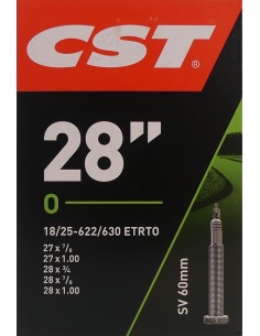 Schlauch CST SV60mm - 28 x 1.00" - 18/25-622/630 mm