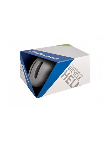 Fahrradhelm Polisport Commuter - M (54-58cm) - Mattes Weiß/Grau