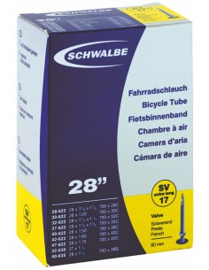 Schlauch Schwalbe SV17 28" / 28/47-622/635 - 60mm ventil