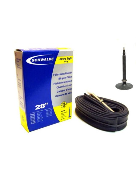 Schlauch Schwalbe SV20 Extra Light 28" / 18/25-622/630 - 60mm ventil
