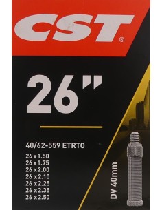 Schlauch CST DV40mm - 26 x 1.25-1.90" - 32/47-559/597 mm