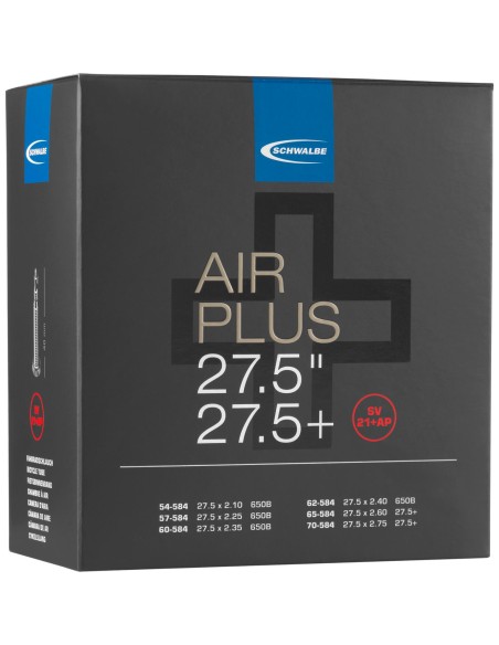 Schlauch Schwalbe SV21+AP Air Plus 27.5" / 54/70-584 - 40mm Ventil