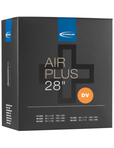 Schlauch Schwalbe DV17AP Air Plus 28" / 37/47-622/635 - 40mm Ventil