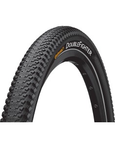 Reifen Continental DoubleFighter III 28 x 1.40" / 37-622 mm - Schwarz mit Reflexion