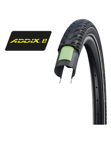 Reifen Schwalbe Energizer Plus Tour GreenGuard 28 x 1.50" / 40-622 mm - Schwarz mit Reflexion