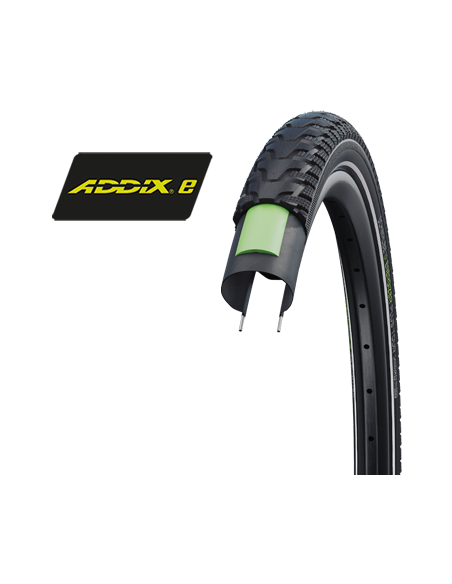 Reifen Schwalbe Energizer Plus Tour GreenGuard 28 x 1.50" / 40-622 mm - Schwarz mit Reflexion