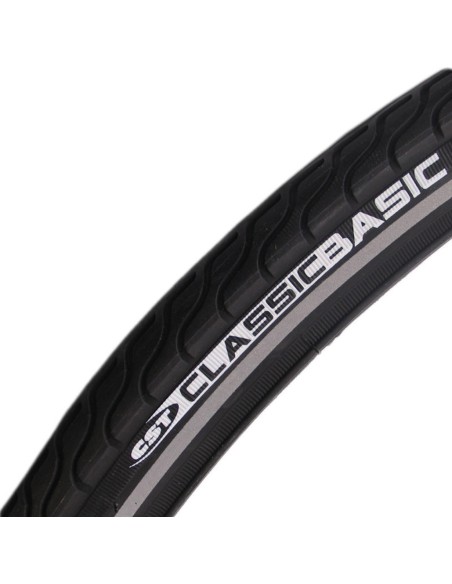 Reifen CST Basic 26 x 1 3/8" / 37-590 mm - Schwarz mit Reflexion