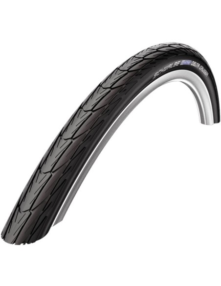 Reifen Schwalbe Delta Cruiser Plus PunctureGuard 26 x 1 3/8" / 37-590 mm - Schwarz mit Reflexion