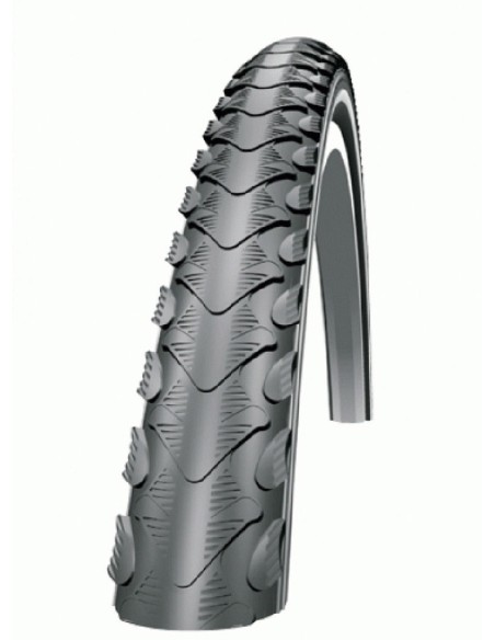 Reifen Schwalbe Silento K-Guard 26 x 1.75" / 47-559 mm - Schwarz mit Reflexion