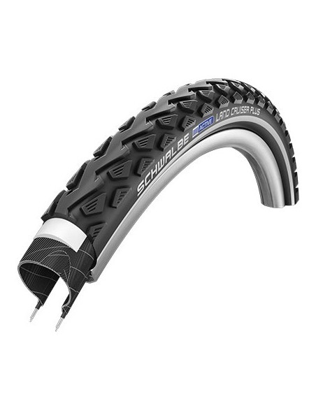 Reifen Schwalbe Land Cruiser Plus PuntureGuard 26 x 1.75" / 47-559 - Schwarz mit Reflexion
