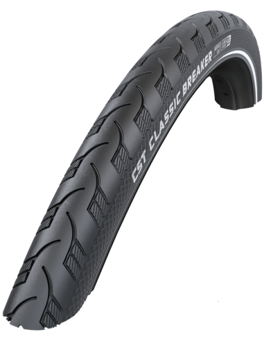 Reifen CST Breaker 26 x 1.75 x 2" / 47-559 mm mit Pannenschutz - Schwarz mit Reflexion