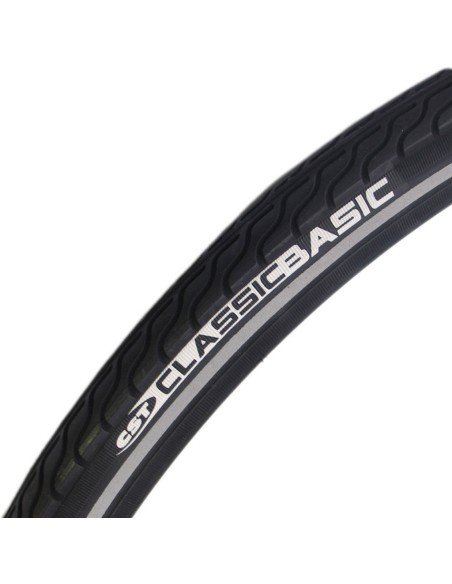 Reifen CST Basic 28 x 1.25" / 32-622 mm - Schwarz mit Reflektion