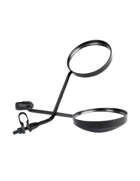 Spiegel Satz mit Klammer Mirage 8mm Universal - schwarz