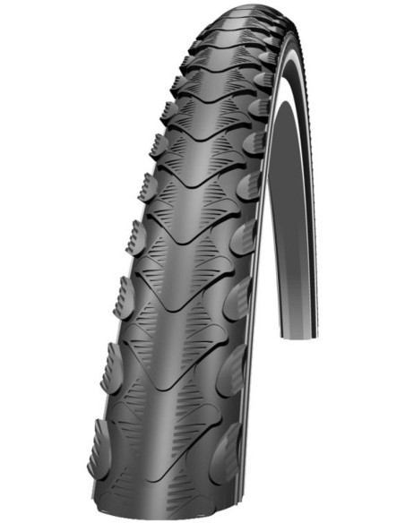 Reifen Schwalbe Silento K-Guard 28 x 1.75" / 47-622 mm - Schwarz mit Reflexion