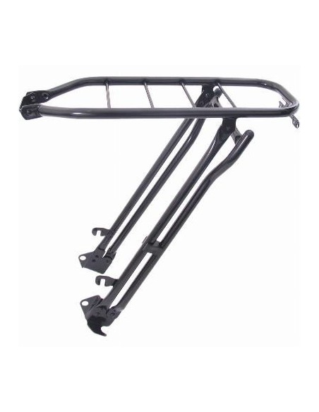 Gepäckträger für Hinten 28" Steco Tour mit Klappständer - Schwarz