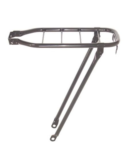 Gepäckträger für Hinten 28" Steco Tour für Oma-Fahrrad (ohne Fahrradständer) - Glänzend Schwarz