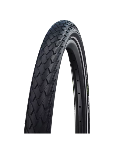 Reifen Schwalbe Green Marathon GreenGuard 16 x 1.35"/35-349 mm - Schwarz mit Reflexion