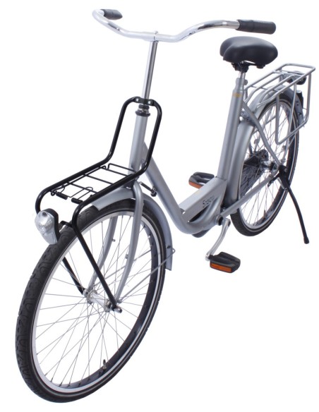 Vorderrad Gepäckträger 28" Steco FW - Schwarz