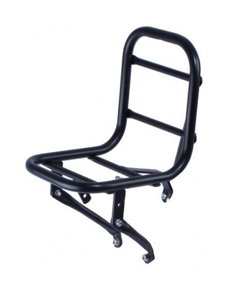 Vorderrad Gepäckträger für 16-28" Transportfahrrad Steco mit V-Bremse 18 x 20 x 20 cm - Mattschwarz