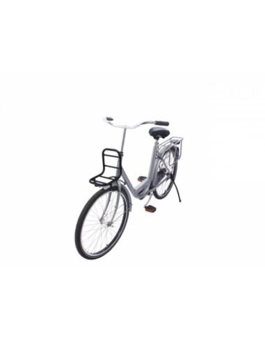 Vorderrad Gepäckträger für 16-28" Transportfahrrad Steco mit V-Bremse 18 x 20 x 20 cm - Mattschwarz