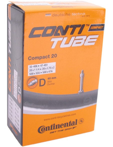 Schlauch Continental  20" Compact - 32-406 - 47-451 - DV40mm ventil
