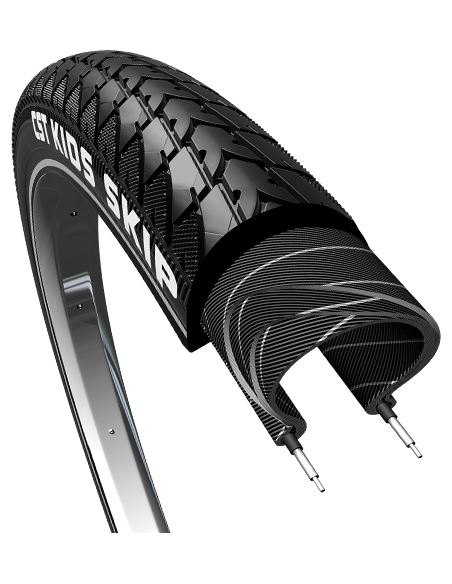 Reifen CST Skip Kids 20 x 1.75" / 47-406mm - Schwarz mit Reflexion