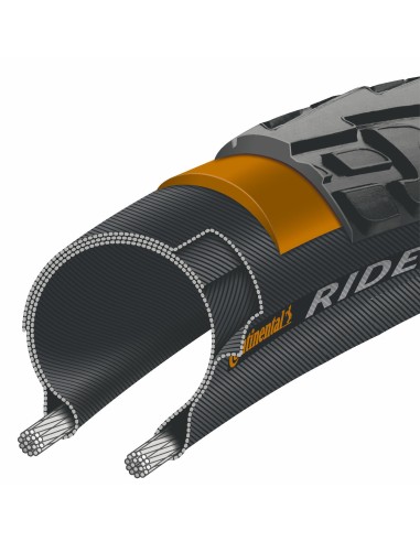 Reifen Continental Ride Tour 24 x 1.75" / 47-507 - Schwarz
