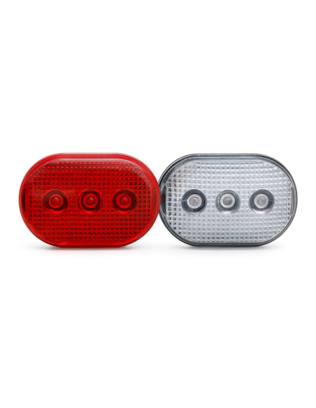 Led Lichtanlage Set vorne+hinten Edge City m/batterien