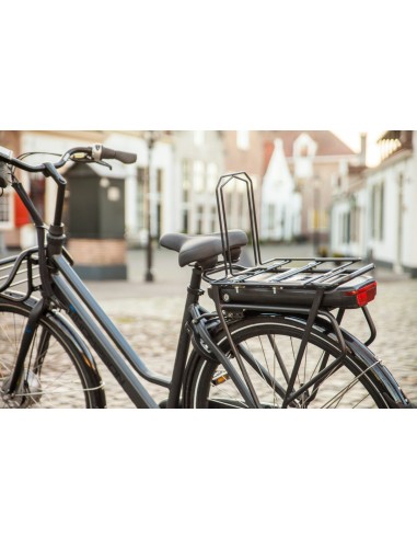 Gepäckträgerverbreiterung Steco Bag-Mee   Glänzend Schwarz